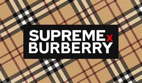 maglietta supreme x burberry|supreme x burberry 2022.